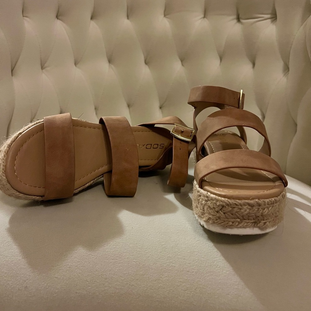 Brown Espadrille Sandals